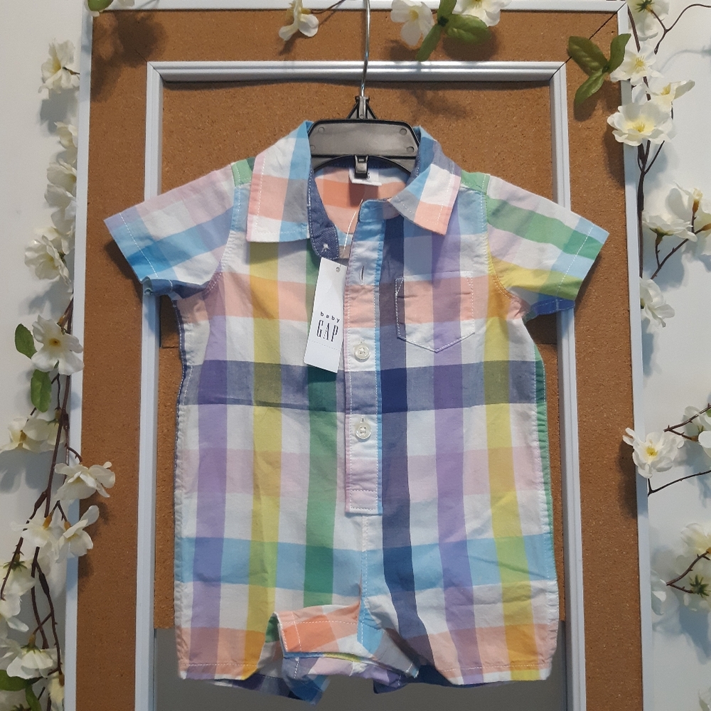 NWT baby GAP Boys onesie 0-3 months